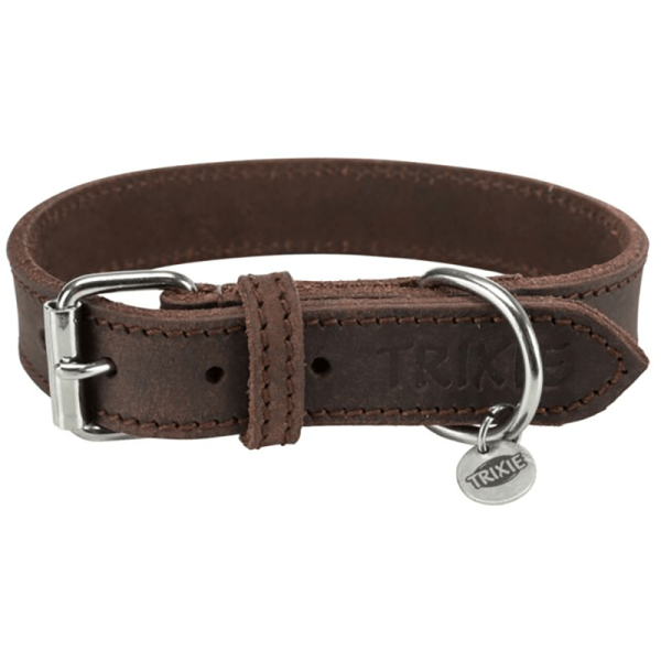 Hunde-Halsband "Rustic Fettleder"